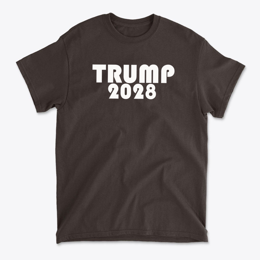 Trump 2028 White Letters T Shirt