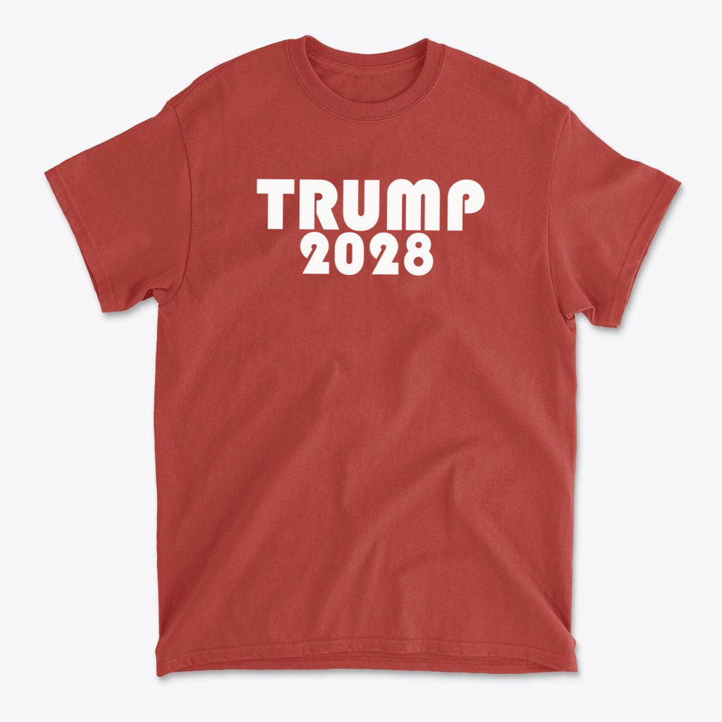 Trump 2028 White Letters T Shirt