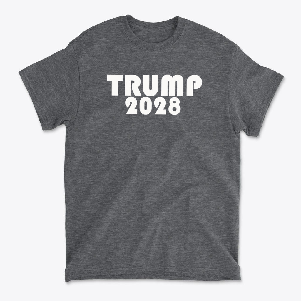 Trump 2028 White Letters T Shirt