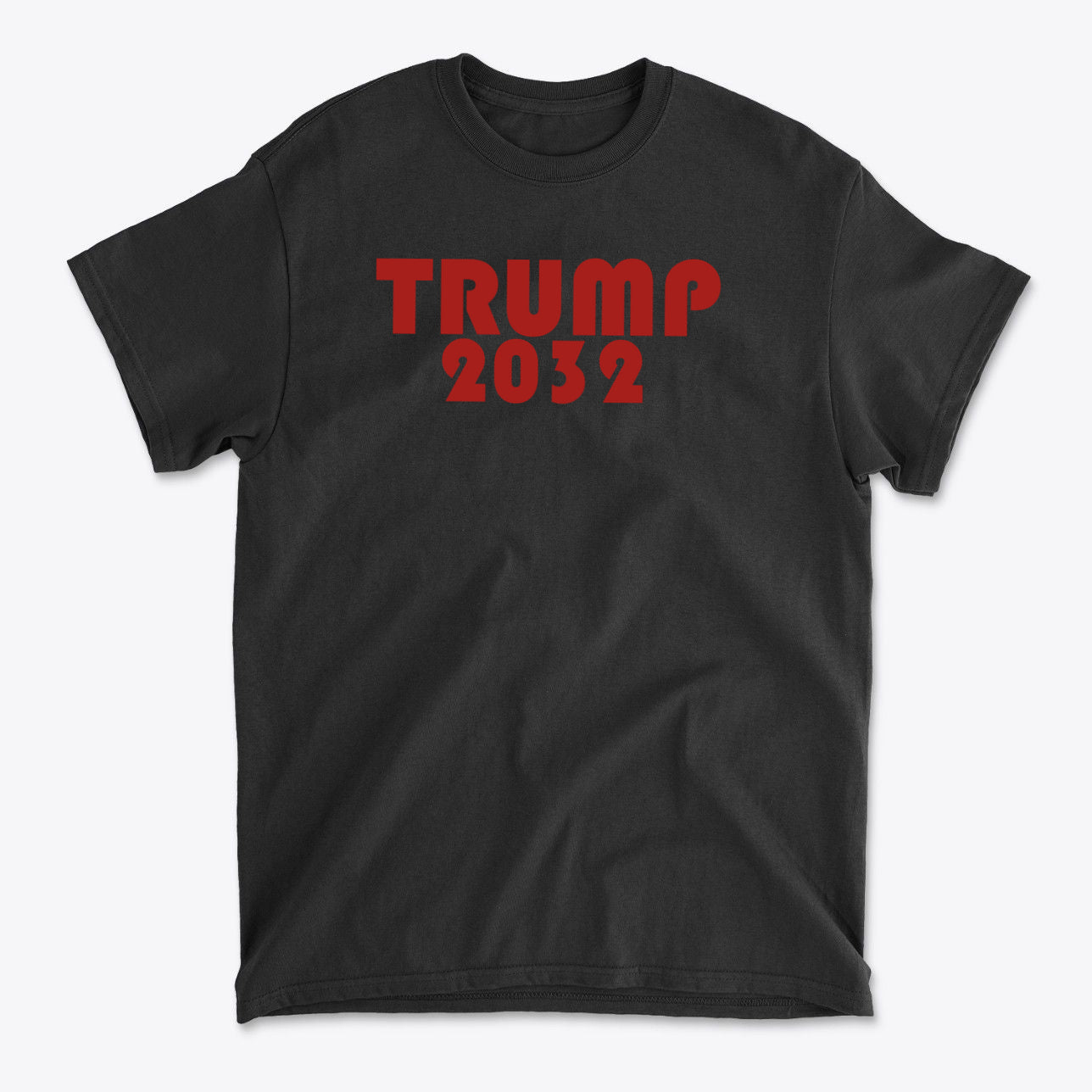 Trump 2032 Red Letters Patriotic Graphic T Shirt