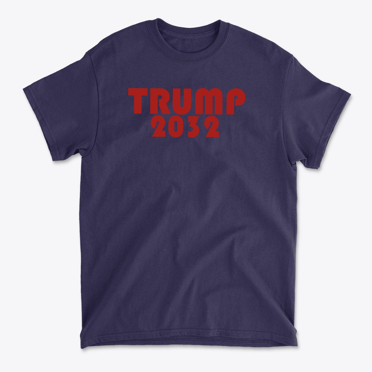 Trump 2032 Red Letters Patriotic Graphic T Shirt
