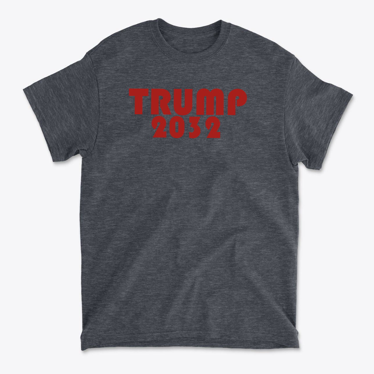 Trump 2032 Red Letters Patriotic Graphic T Shirt
