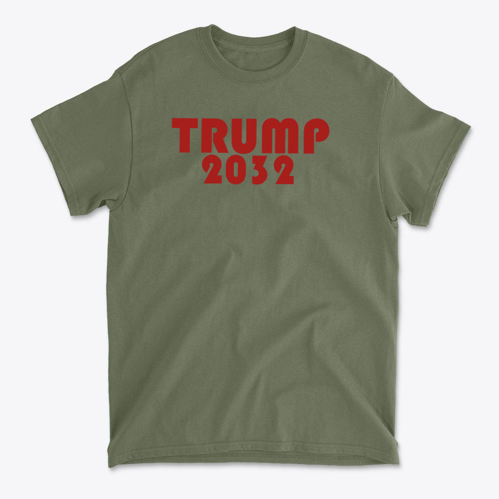 Trump 2032 Red Letters T Shirt