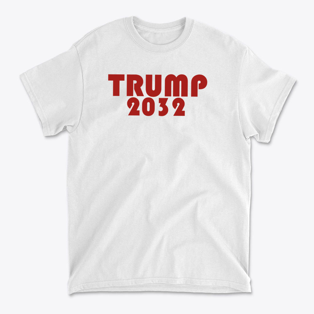 Trump 2032 Red Letters T Shirt