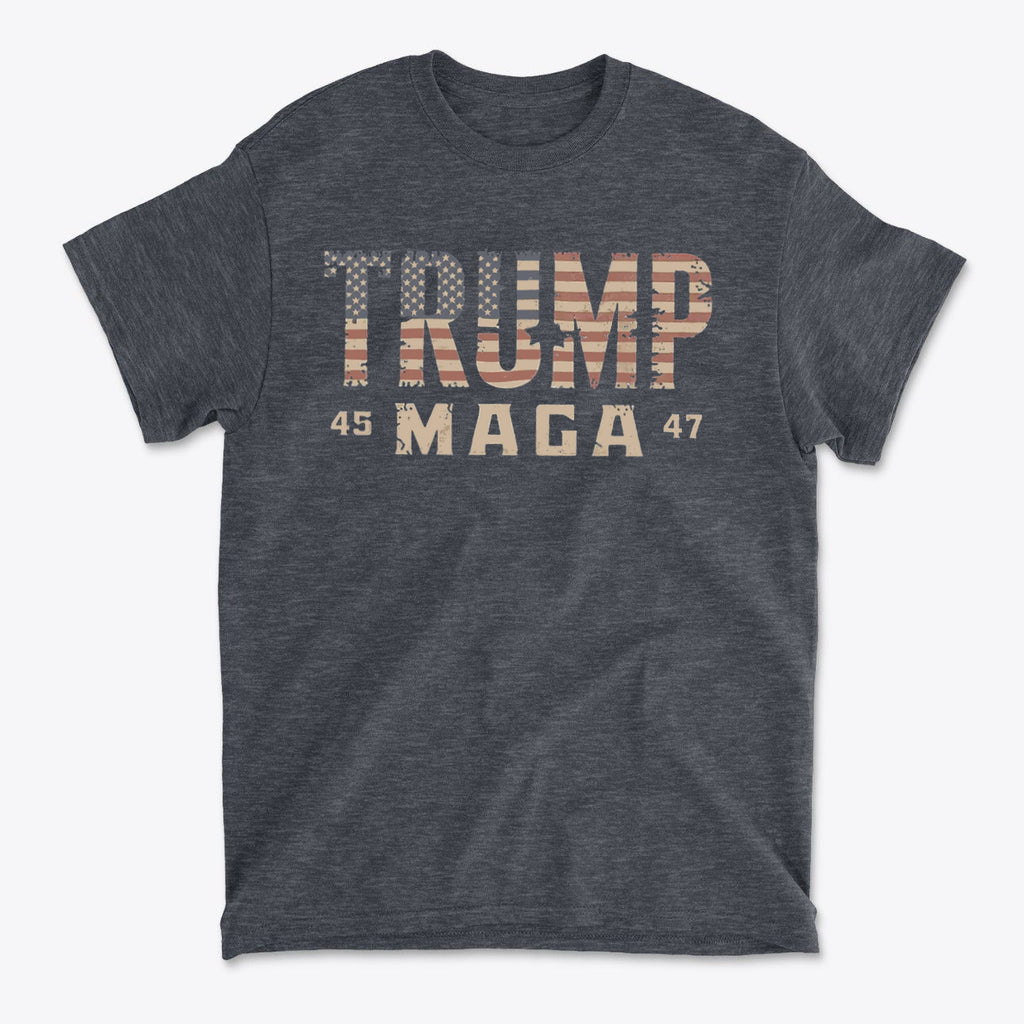 Trump 45 MAGA 47 Graphic T Shirt