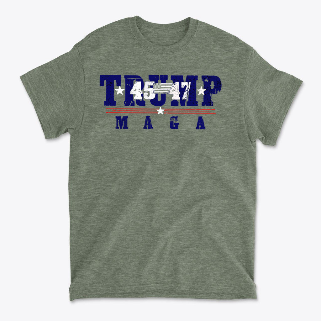 Trump 45 47 MAGA Graphic T Shirt