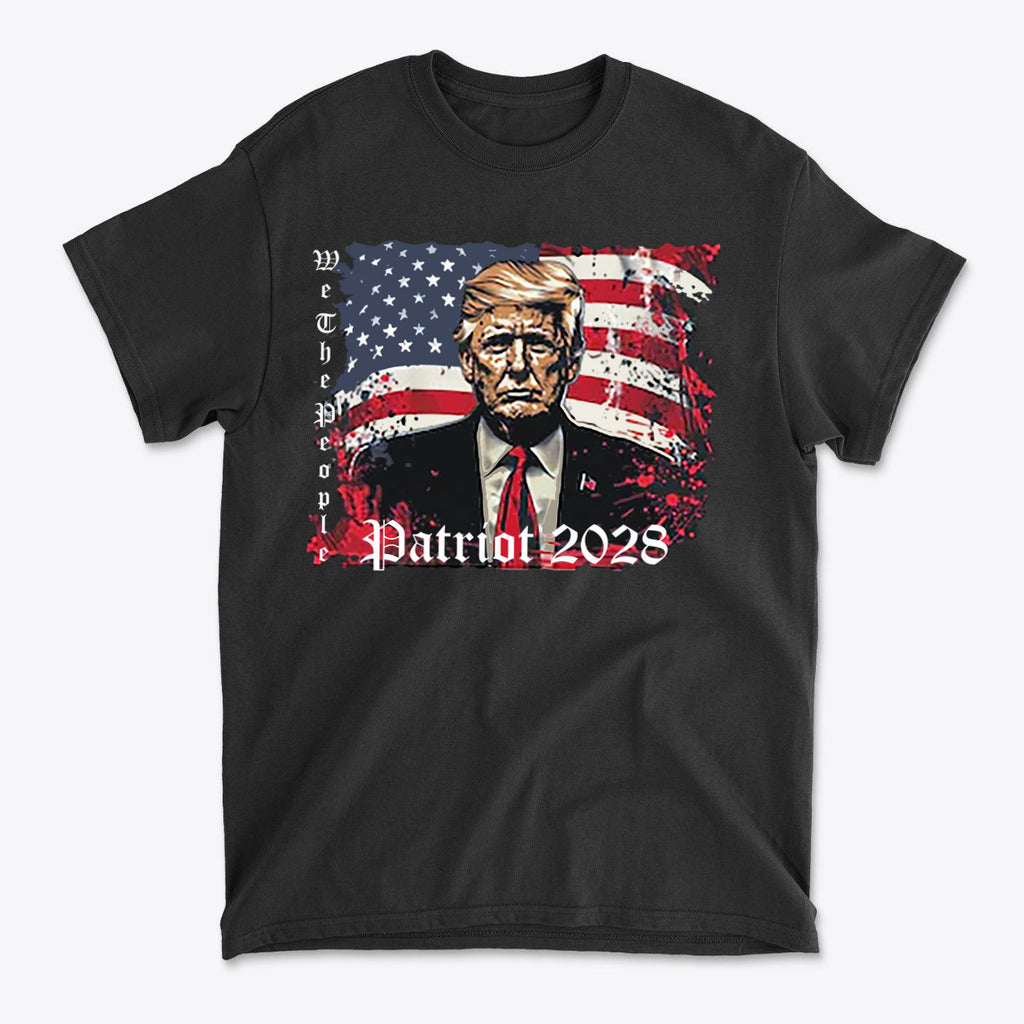 Trump Patriot 2028 Supporter Graphic Tee Shirt