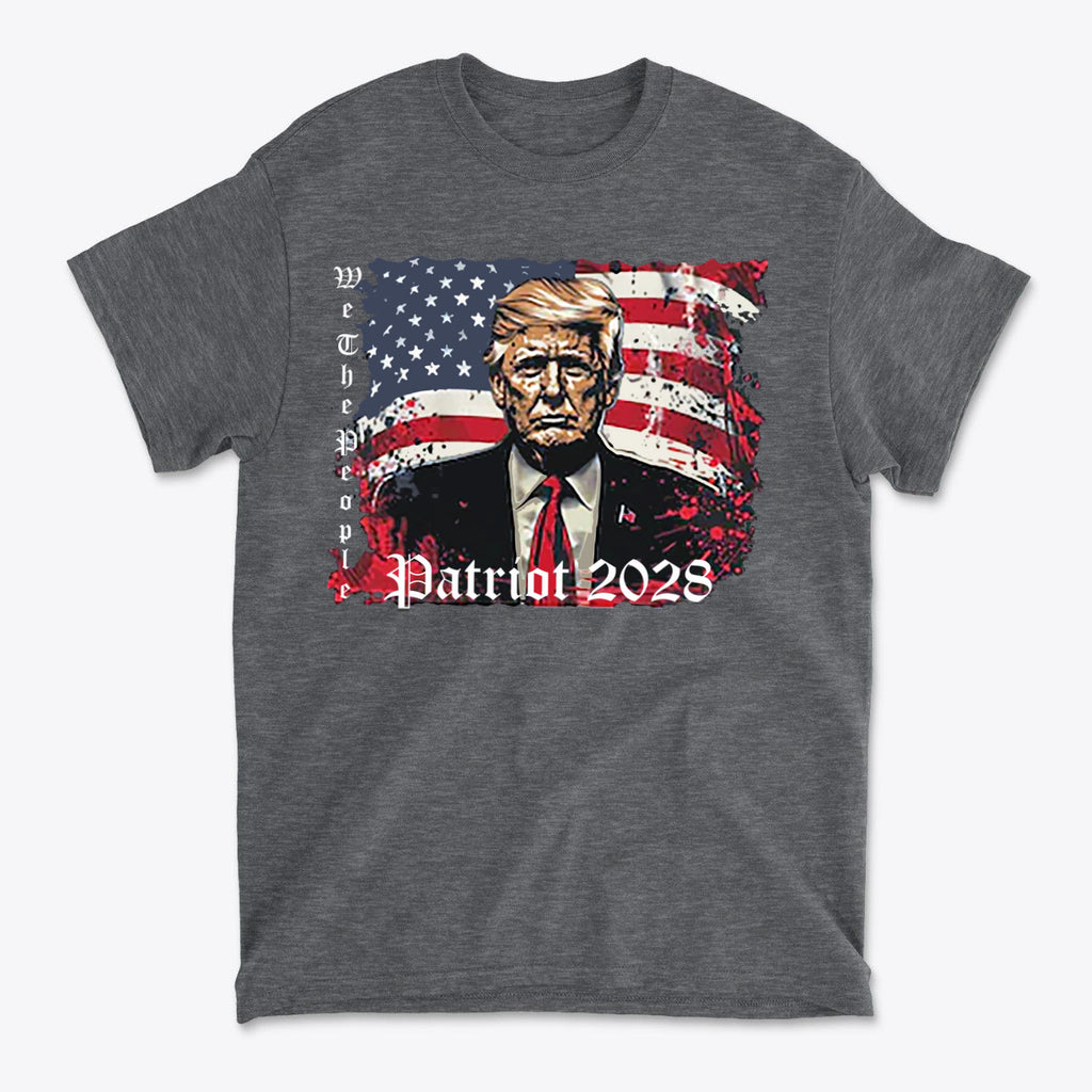 Trump Patriot 2028 Supporter Graphic Tee Shirt