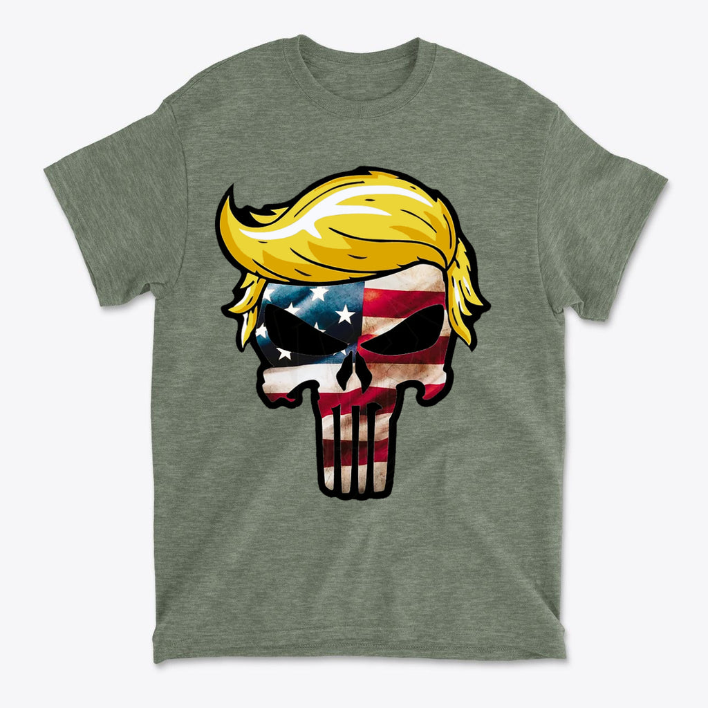 Trump Punisher In American Flag Colors