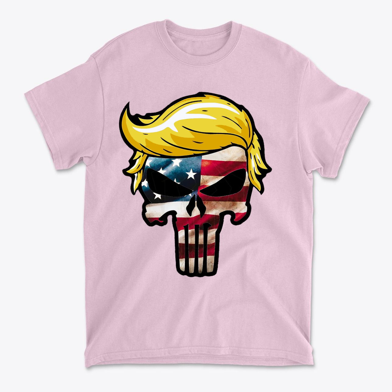 Trump Punisher In American Flag Colors