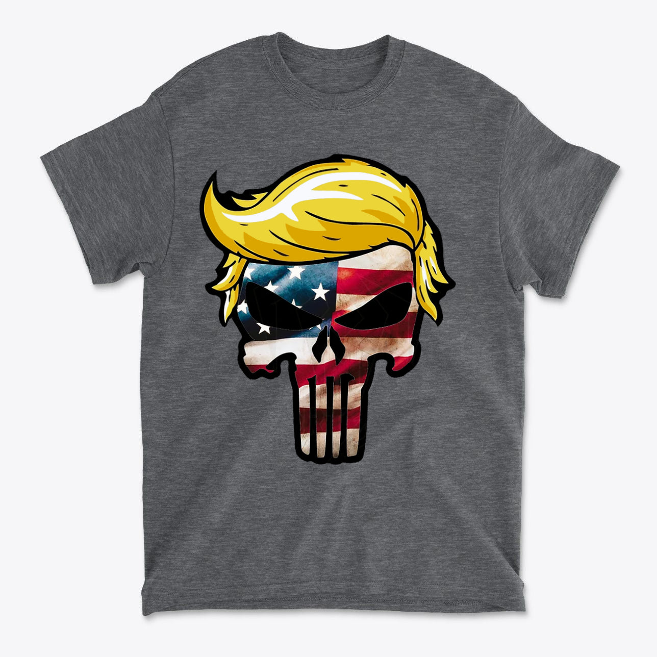 Trump Punisher In American Flag Colors