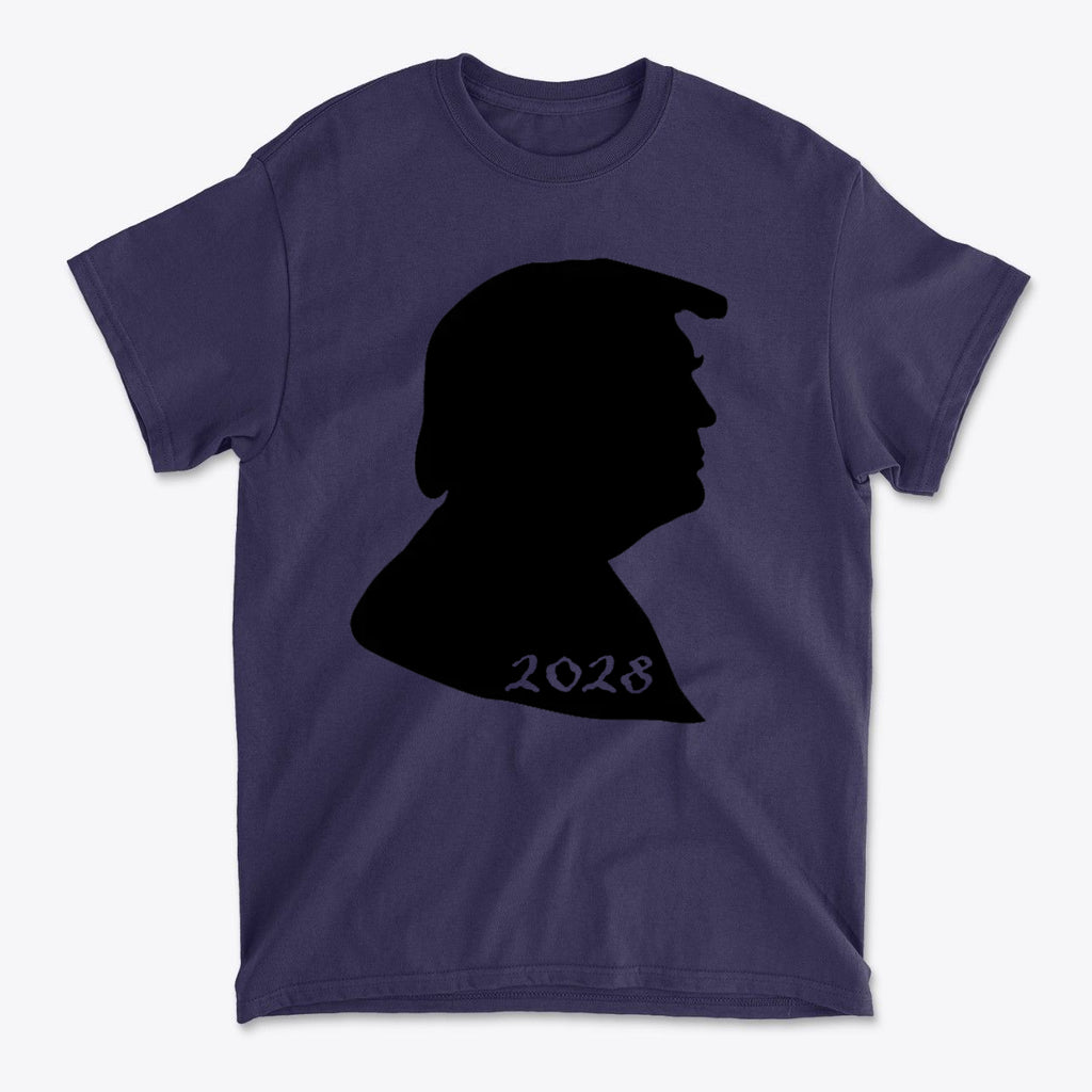 Trump Silhouette 2028 Bold Political Statement Tee