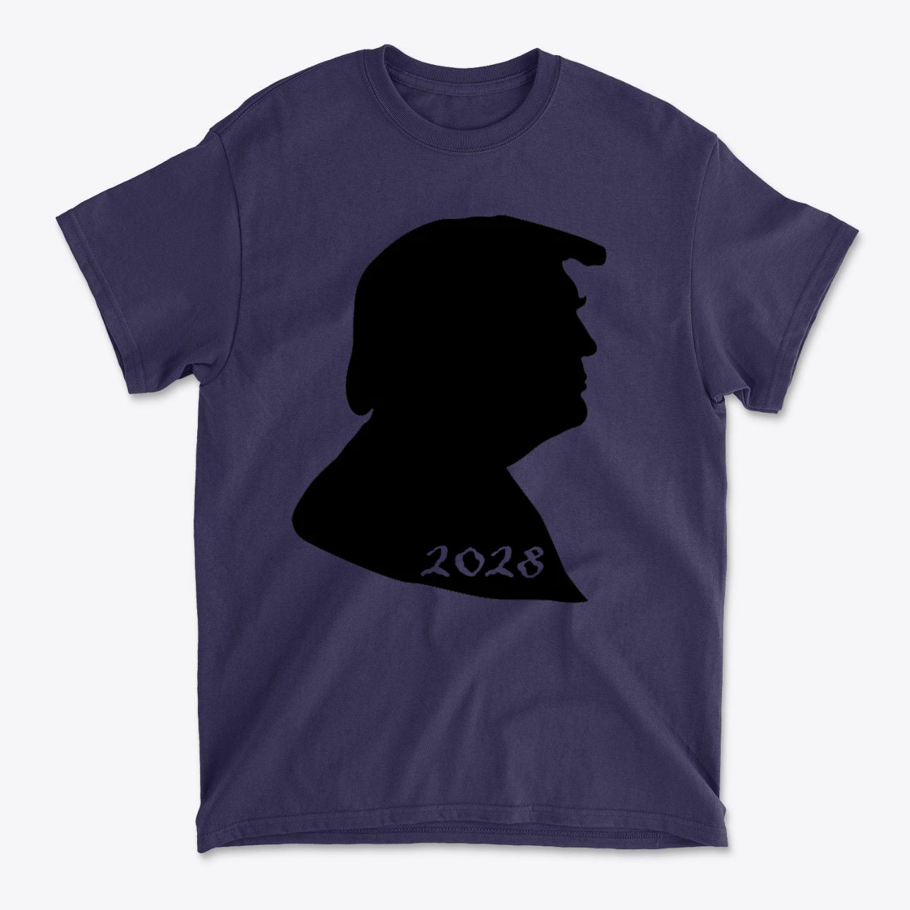 Trump Silhouette 2028 Bold Political Statement Tee