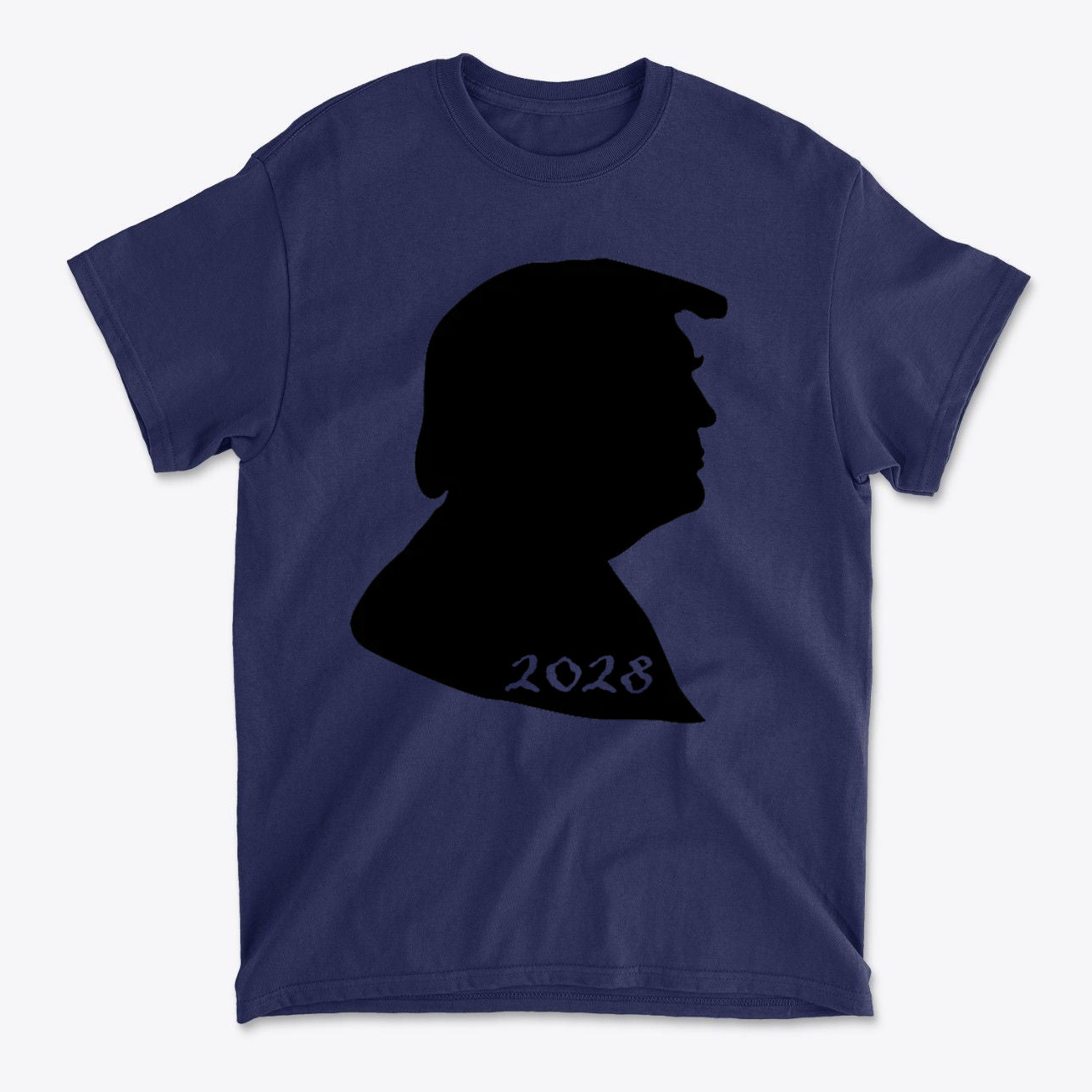 Trump Silhouette 2028 Bold Political Statement Tee