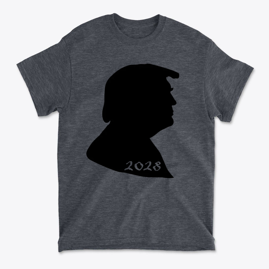 Trump Silhouette 2028 Bold Political Statement Tee