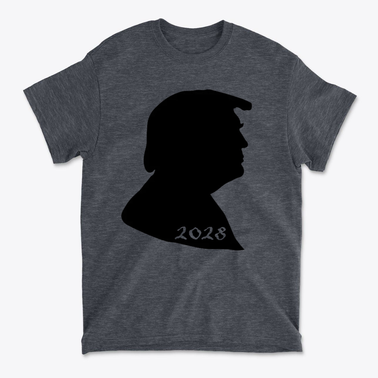 Trump Silhouette 2028 Bold Political Statement Tee