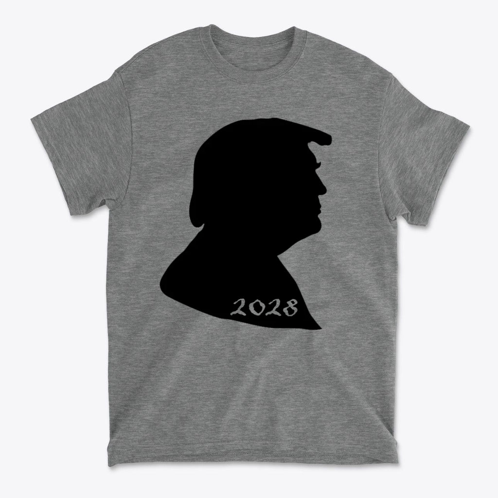 Trump Silhouette 2028 Bold Political Statement Tee