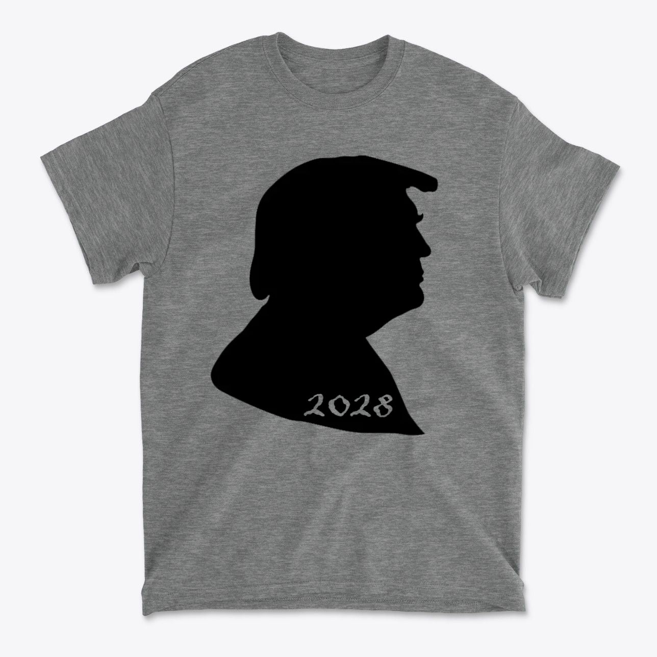 Trump Silhouette 2028 Bold Political Statement Tee