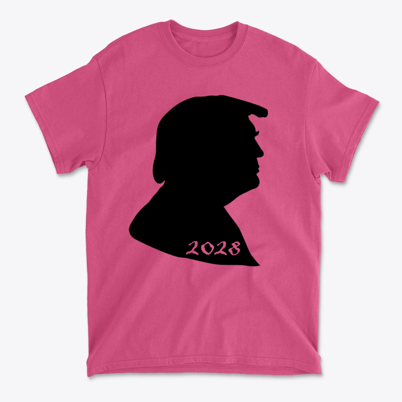 Trump Silhouette 2028 Bold Political Statement Tee