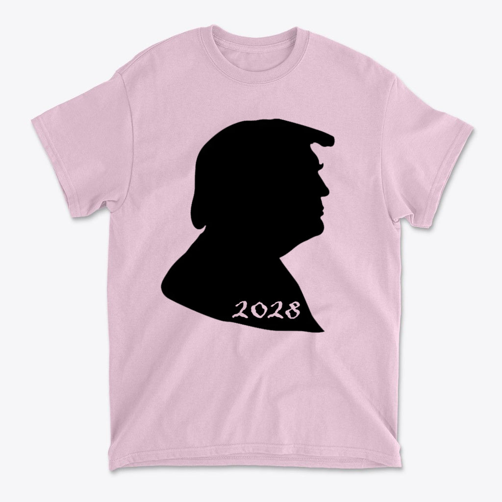 Trump Silhouette 2028 Bold Political Statement Tee