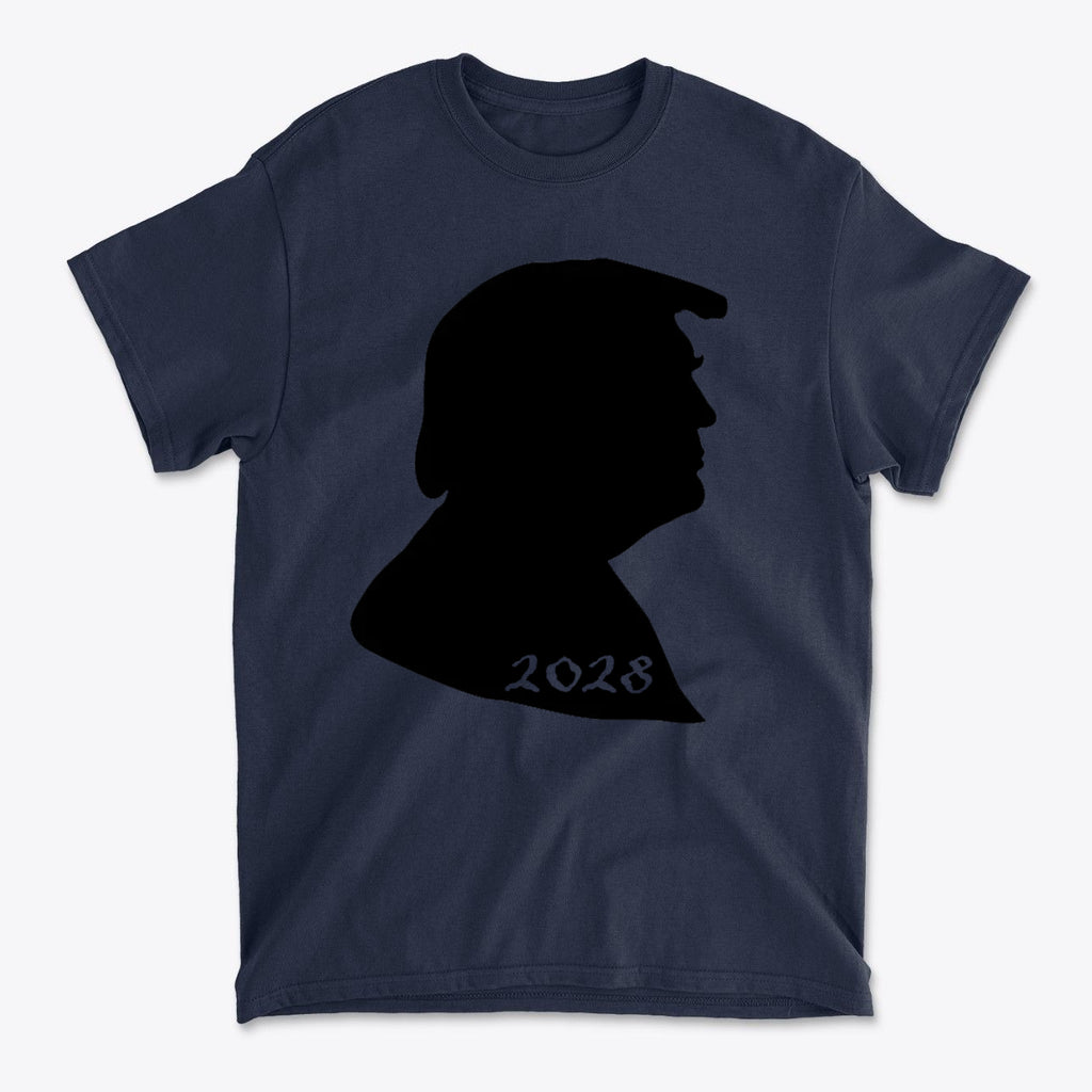 Trump Silhouette 2028 Bold Political Statement Tee
