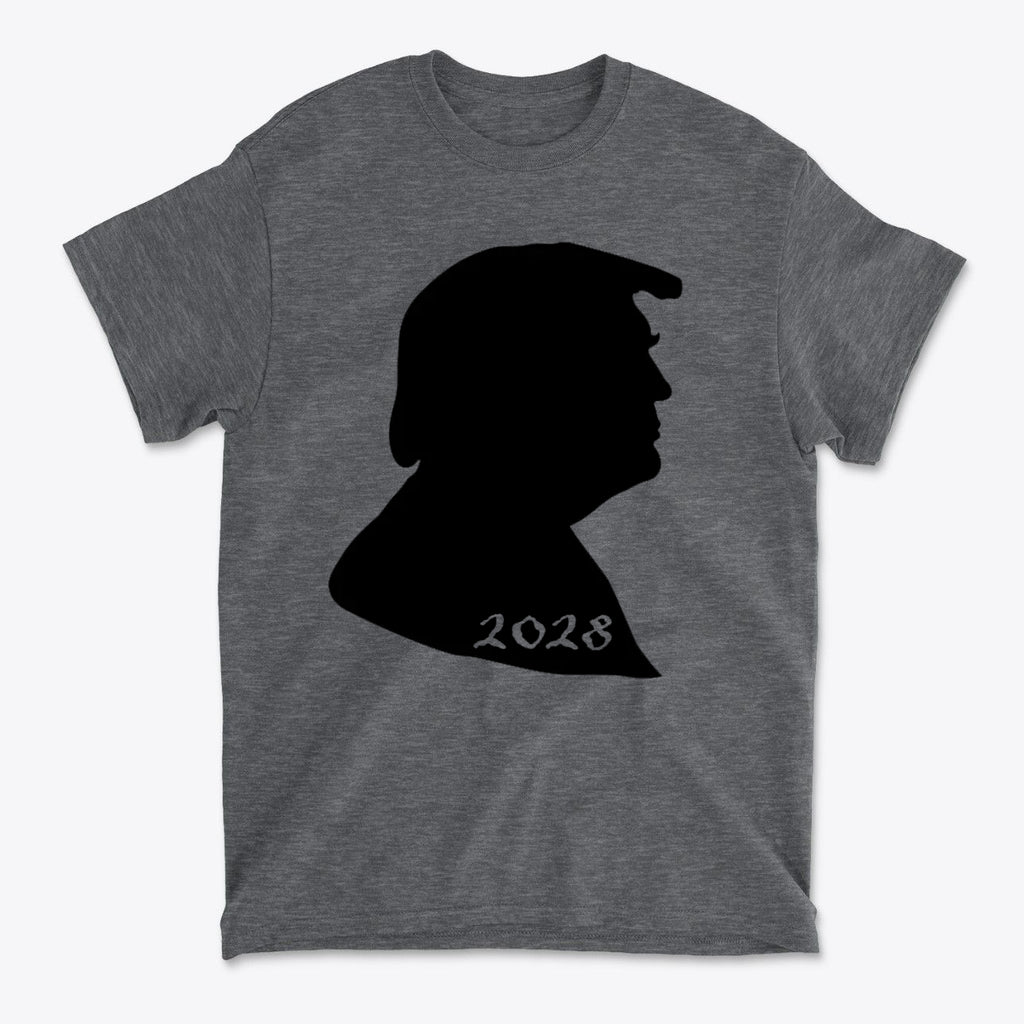 Trump Silhouette 2028 Bold Political Statement Tee