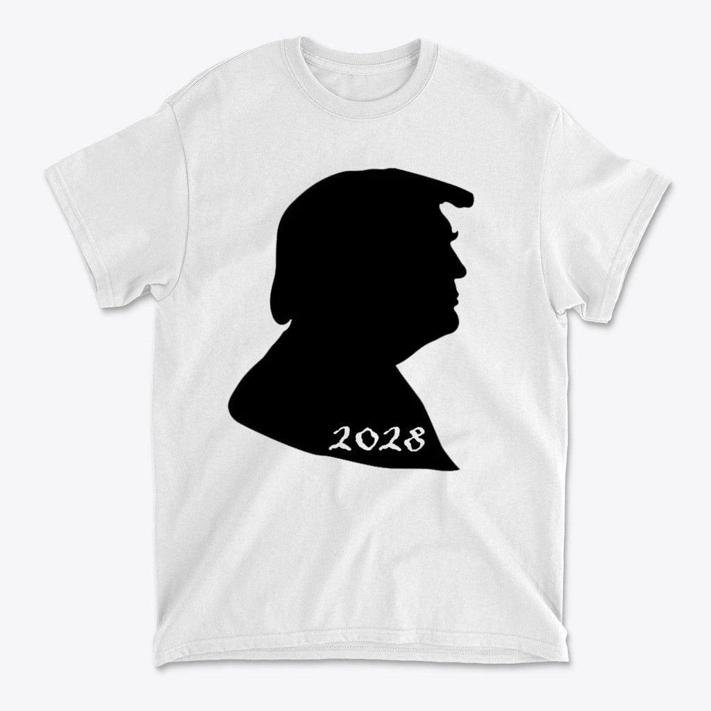 Trump Silhouette 2028 Bold Political Statement Tee
