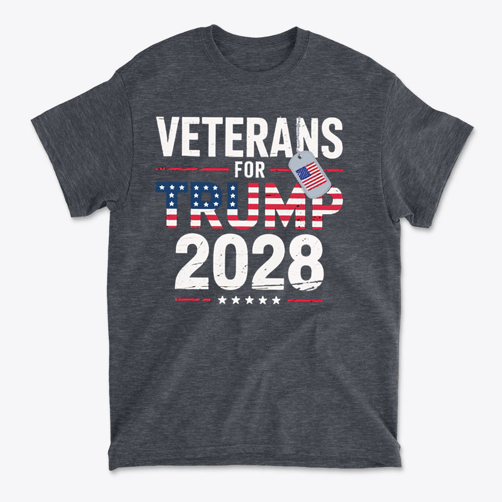 Veterans For Trump 2028 American Pride Shirt Design