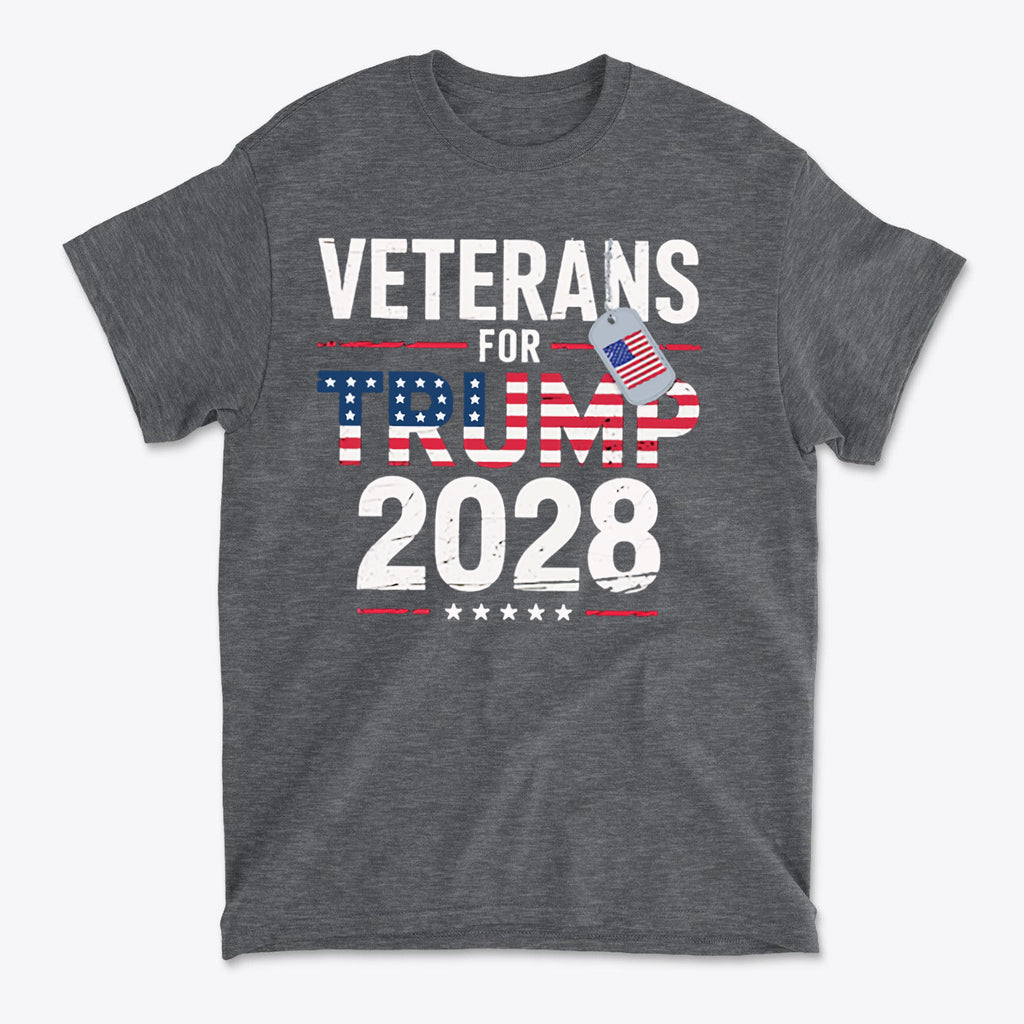 Veterans For Trump 2028 American Pride Shirt Design