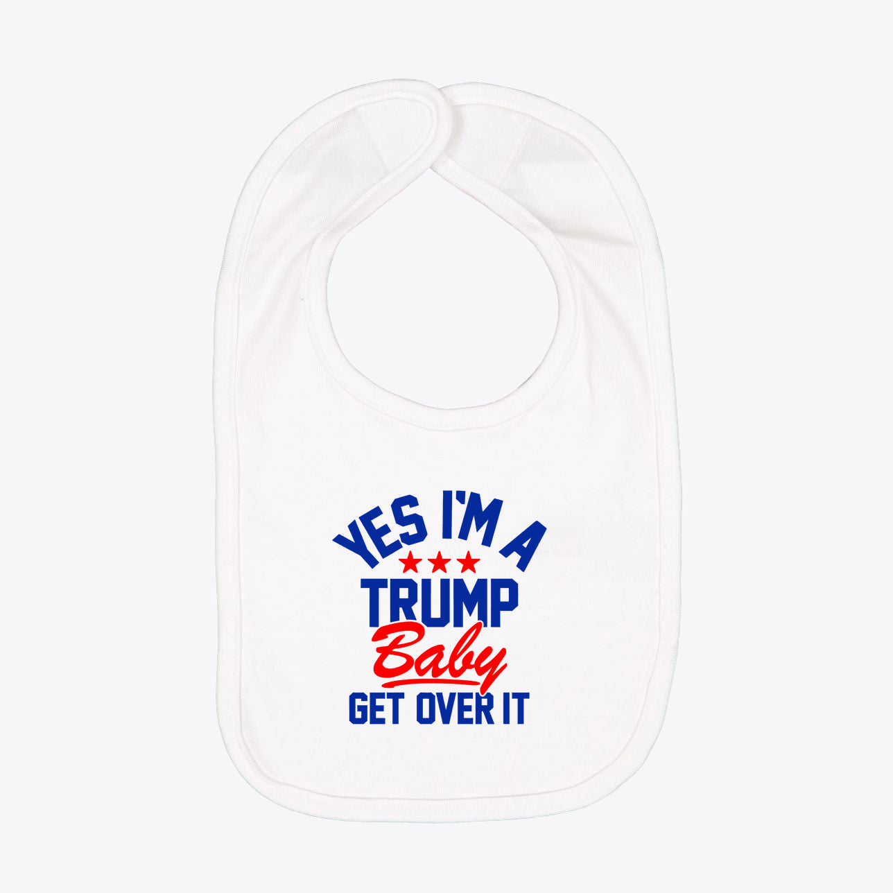SP-front-WHT-2100Yes I'm A Trump Baby Premium Bib