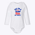 Trump Baby Get Over It Infant Long Sleeve Bodysuit
