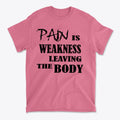 Pain Is Weakness Leaving The Body Blk Ltrs