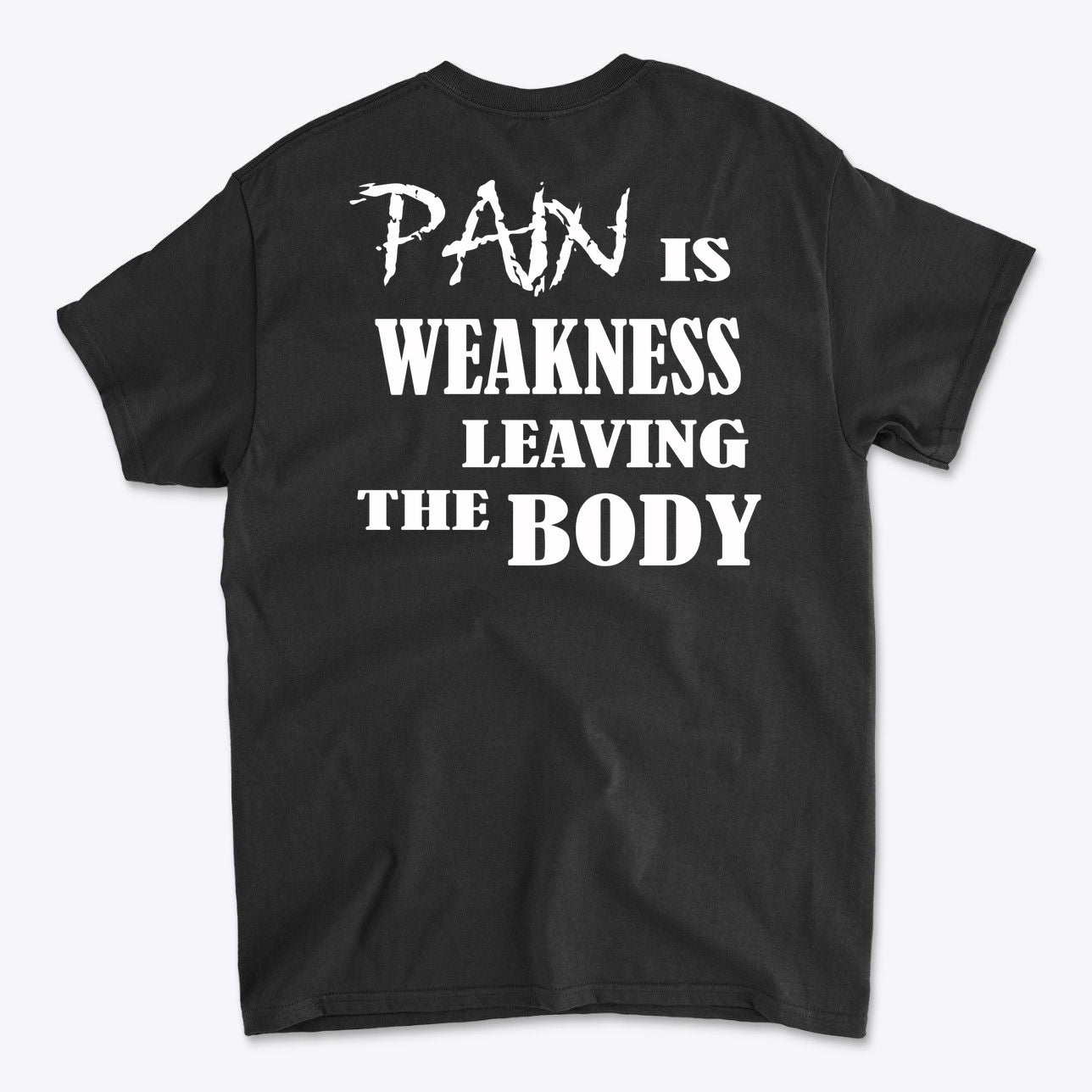 Pain Is Weakness Leaving The Body Wht Ltrs