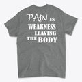 Pain Is Weakness Leaving The Body Wht Ltrs