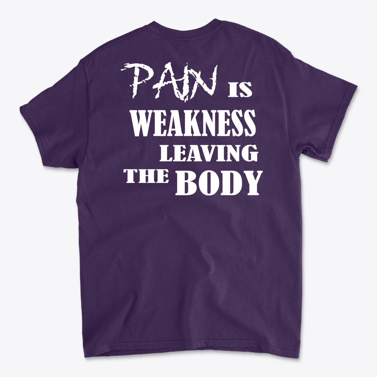 Pain Is Weakness Leaving The Body Wht Ltrs