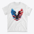American Eagle Patriotic USA Flag Graphic T Shirt