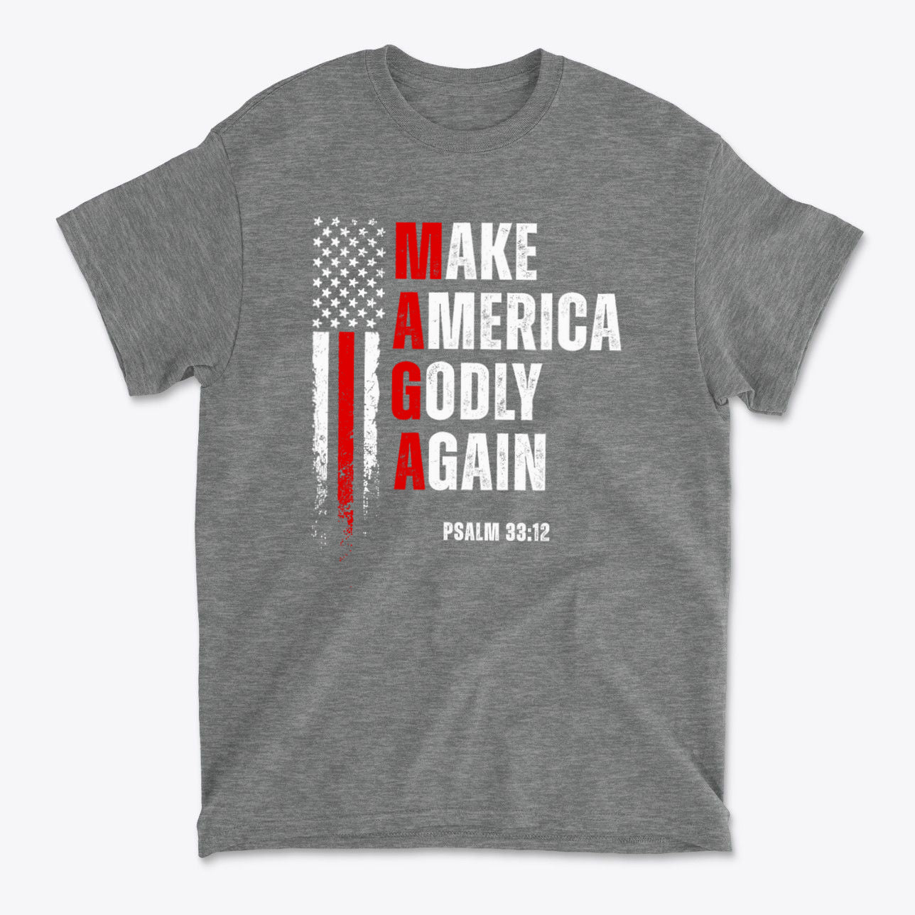 Make America Godly Again MAGA Christian Graphic Shirt