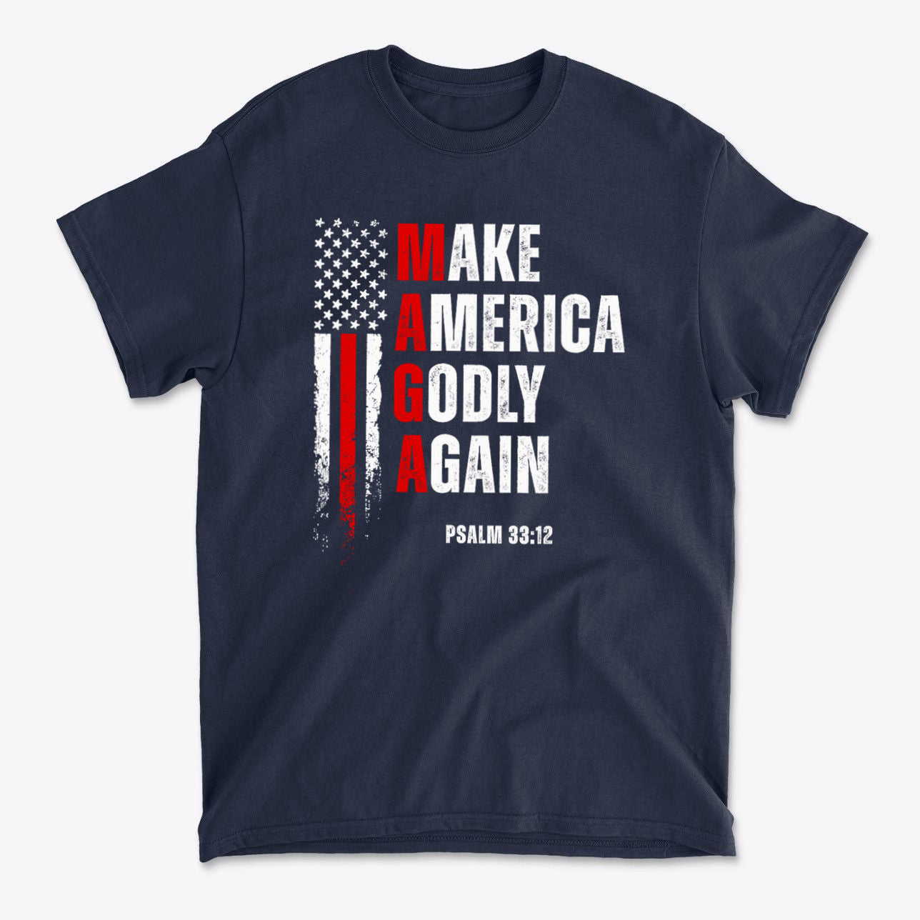 Make America Godly Again MAGA Christian Graphic Shirt