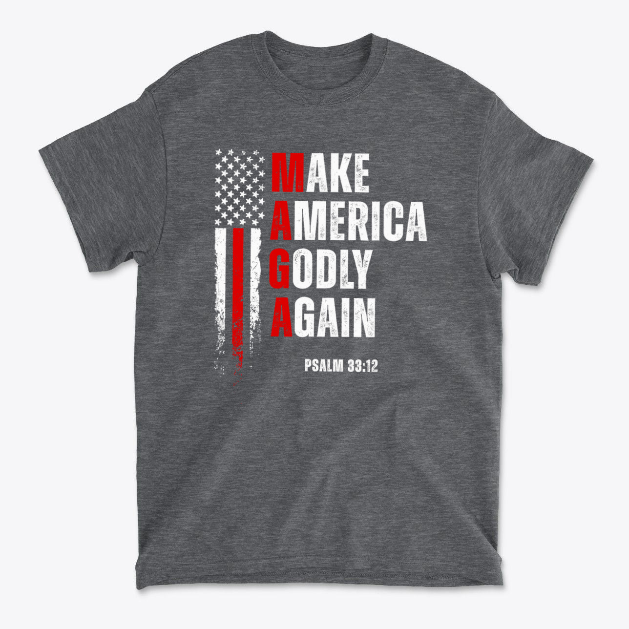 Make America Godly Again MAGA Christian Graphic Shirt