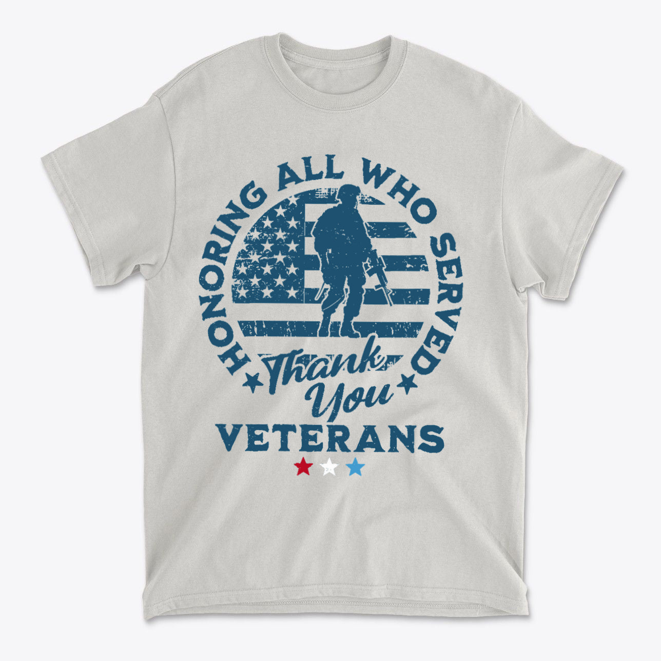 Honoring All Who Served Thank You Veterans Tee