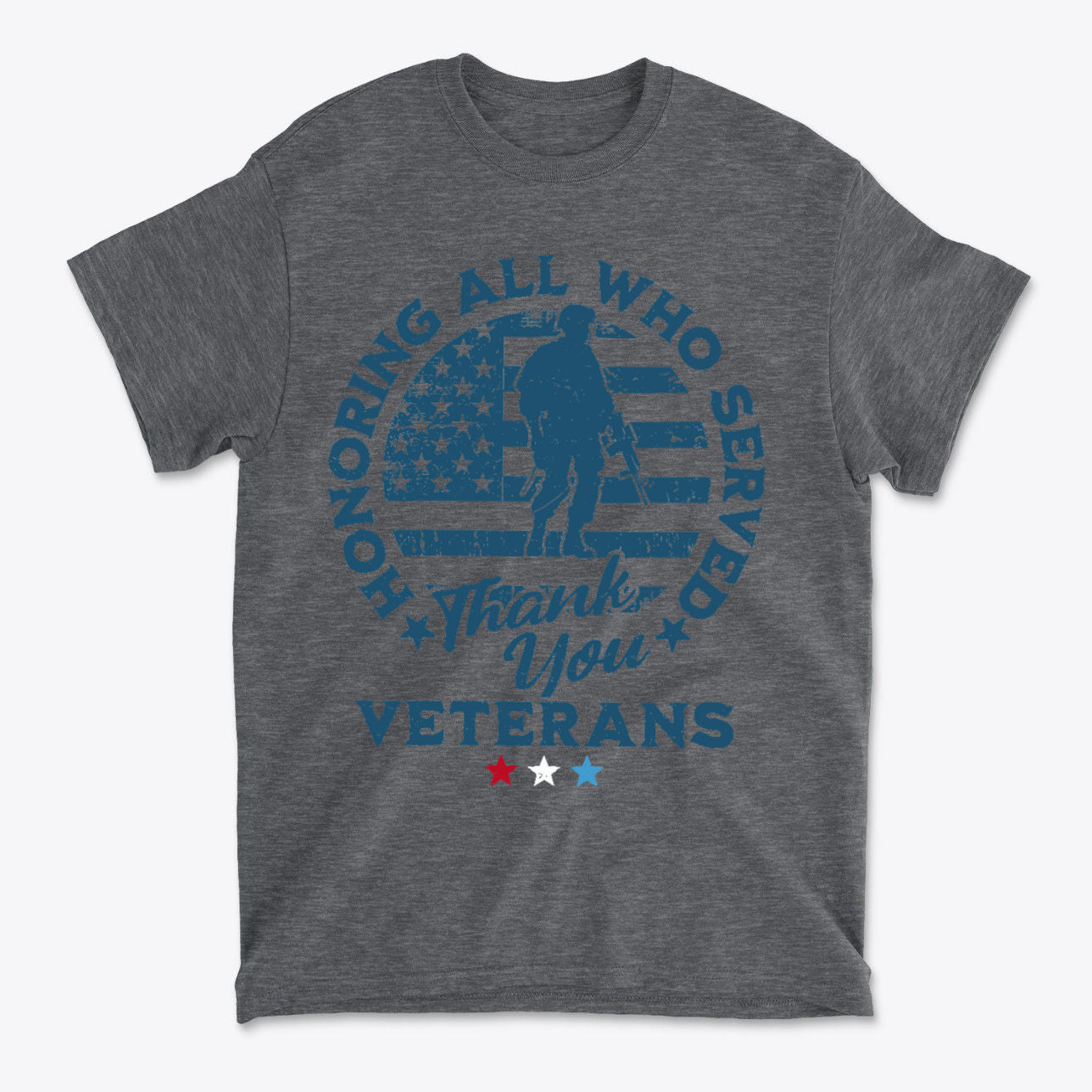 Honoring All Who Served Thank You Veterans Tee