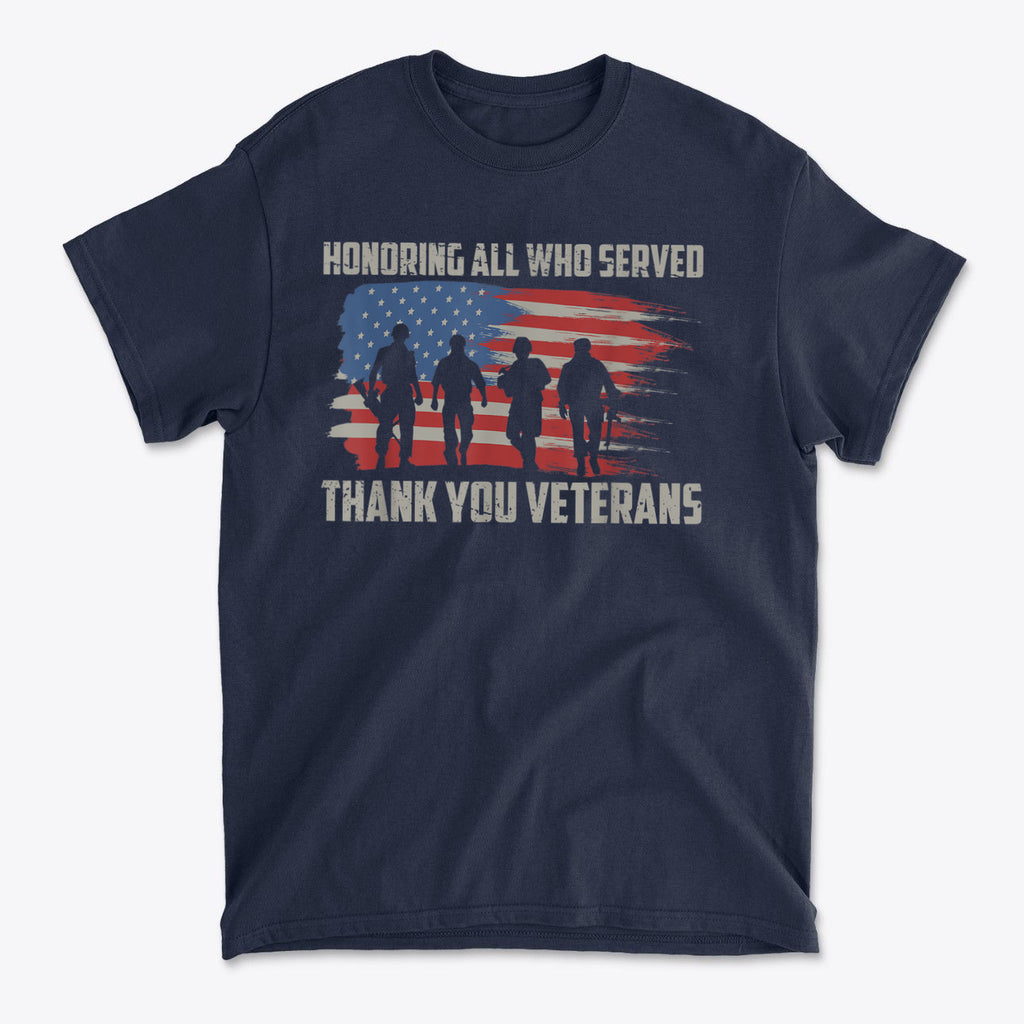 Honoring All Who Served Thank You Veterans