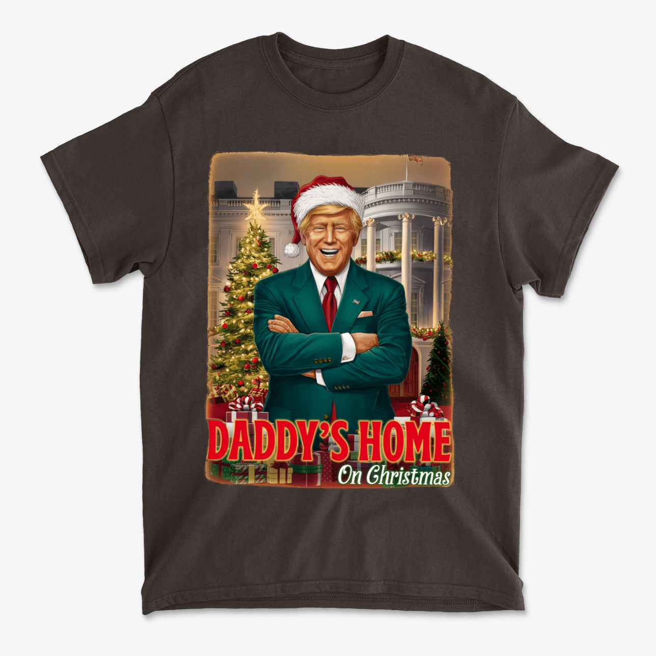SP-front-DCH-691Daddys Home On Christmas Festive Family Shirt