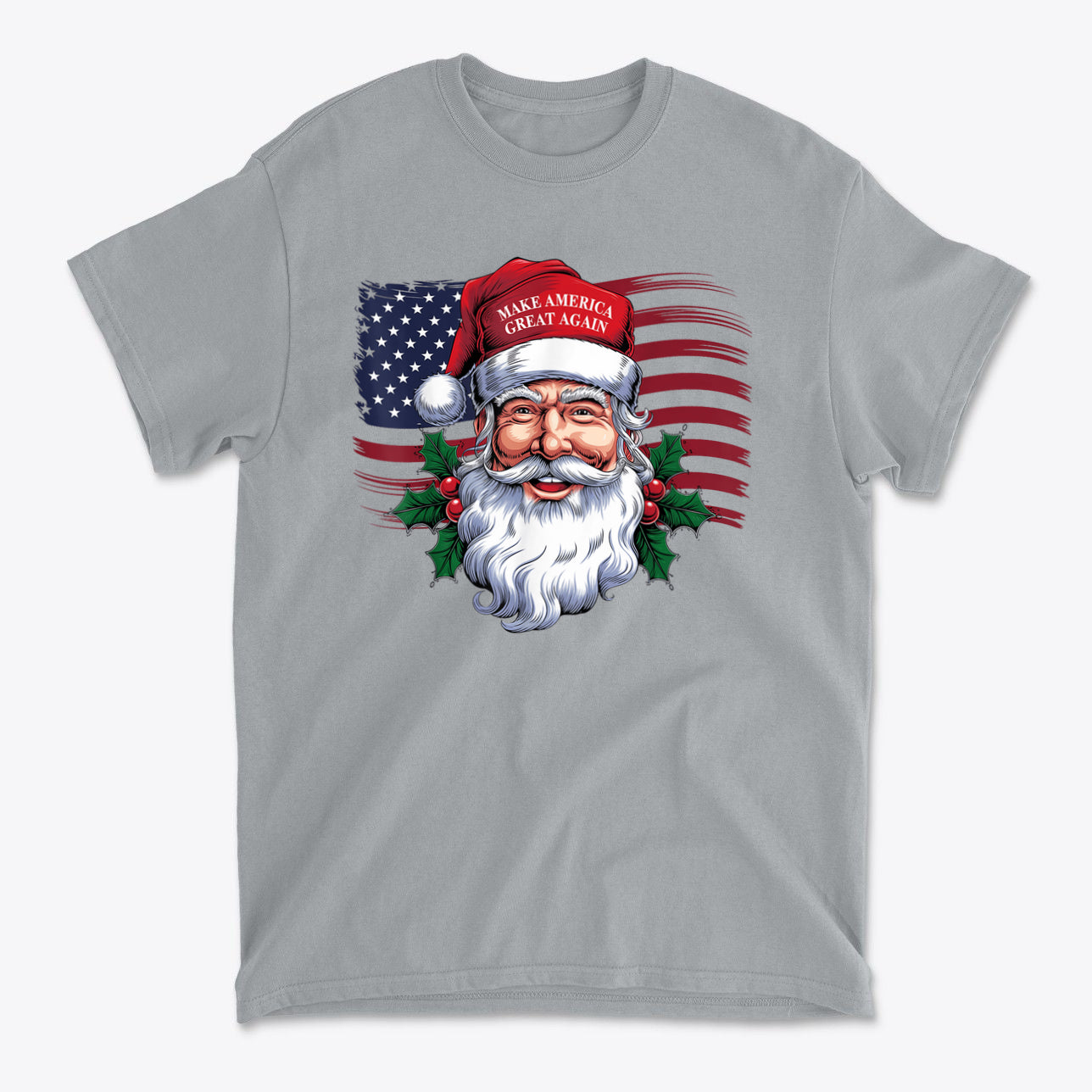 Make America Great Again Santa With MAGA Hat