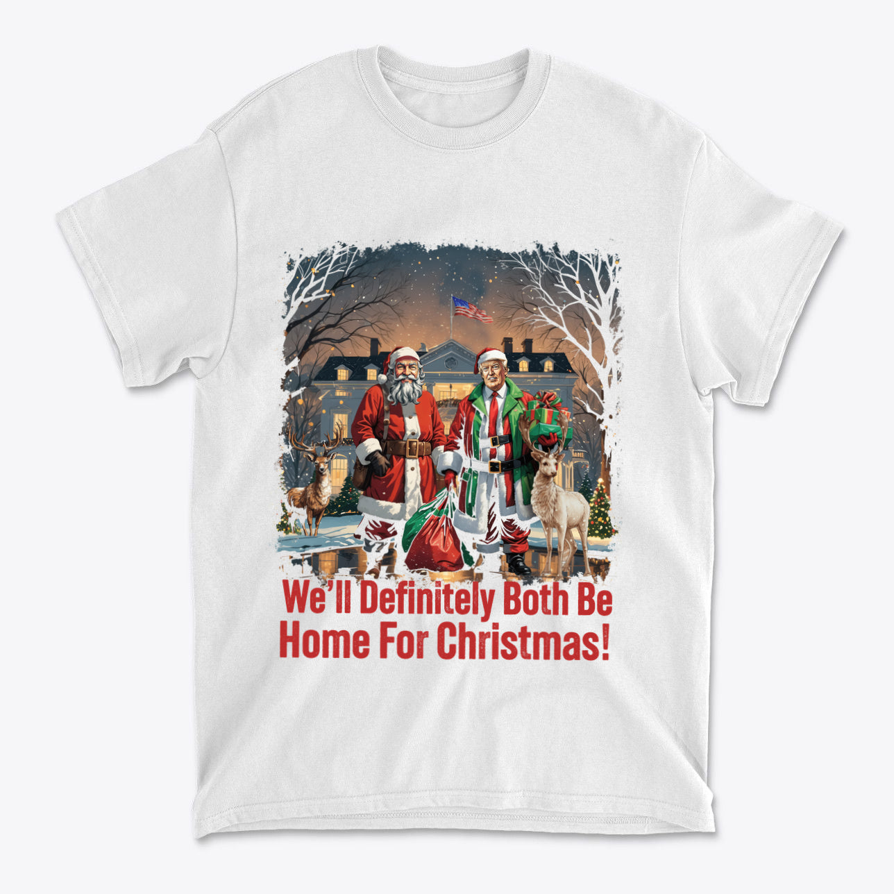 We'll Definitely Both Be Home For Christmas Trump And Santa