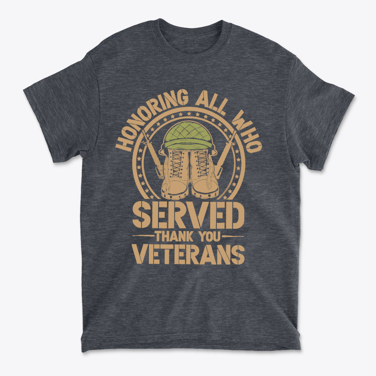 Honoring All Who Served Thank You Veterans Helmet And Boots