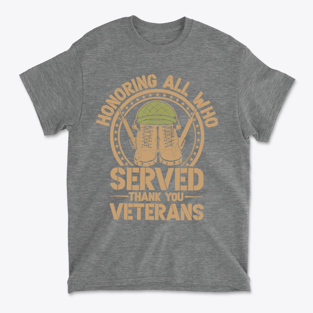 Honoring All Who Served Thank You Veterans Helmet And Boots