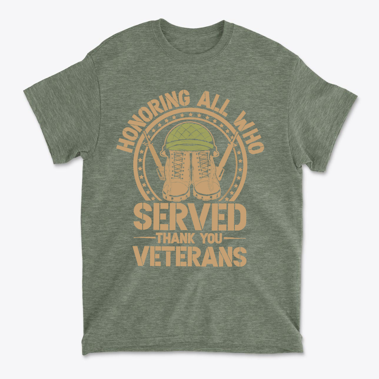 Honoring All Who Served Thank You Veterans Helmet And Boots