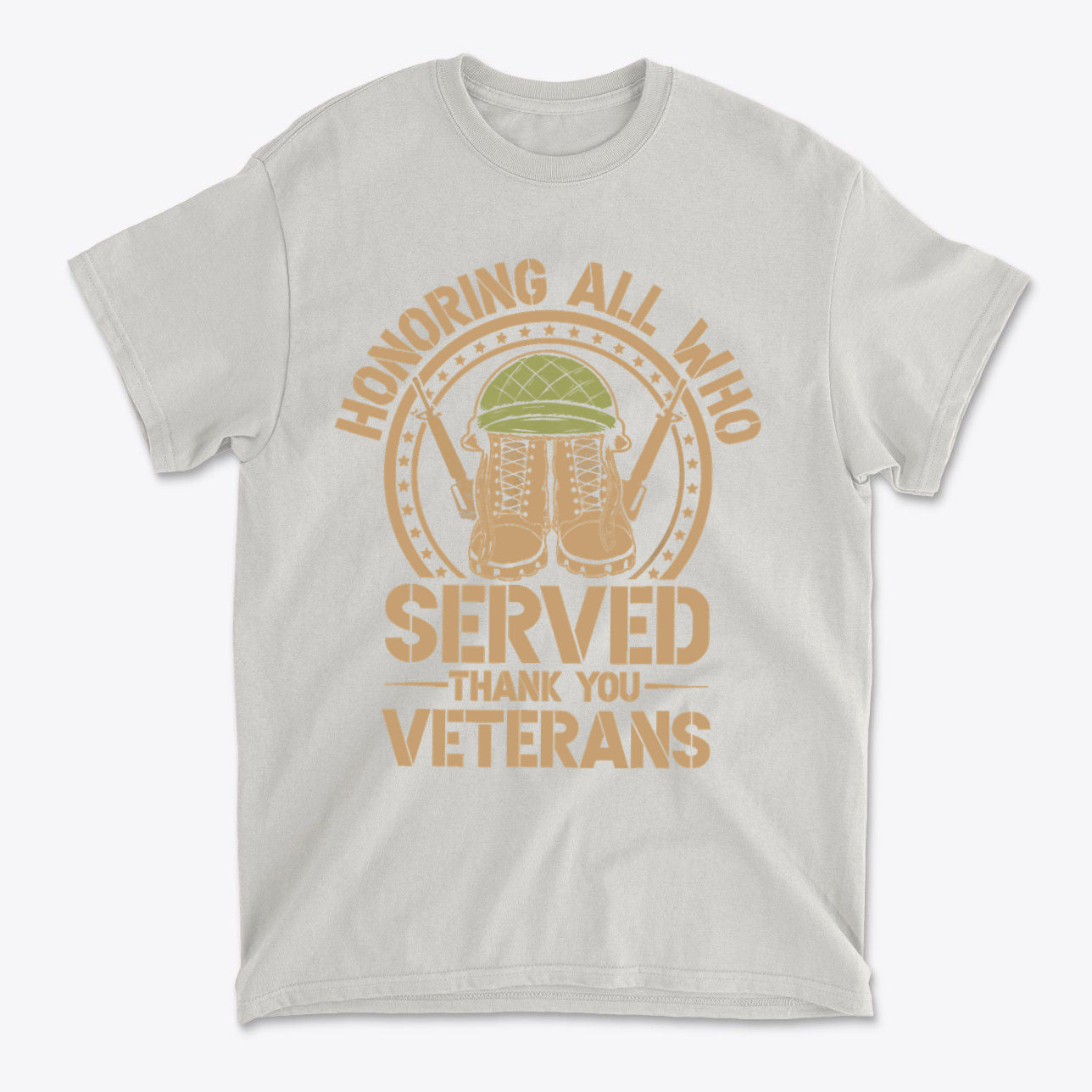 Honoring All Who Served Thank You Veterans Helmet And Boots
