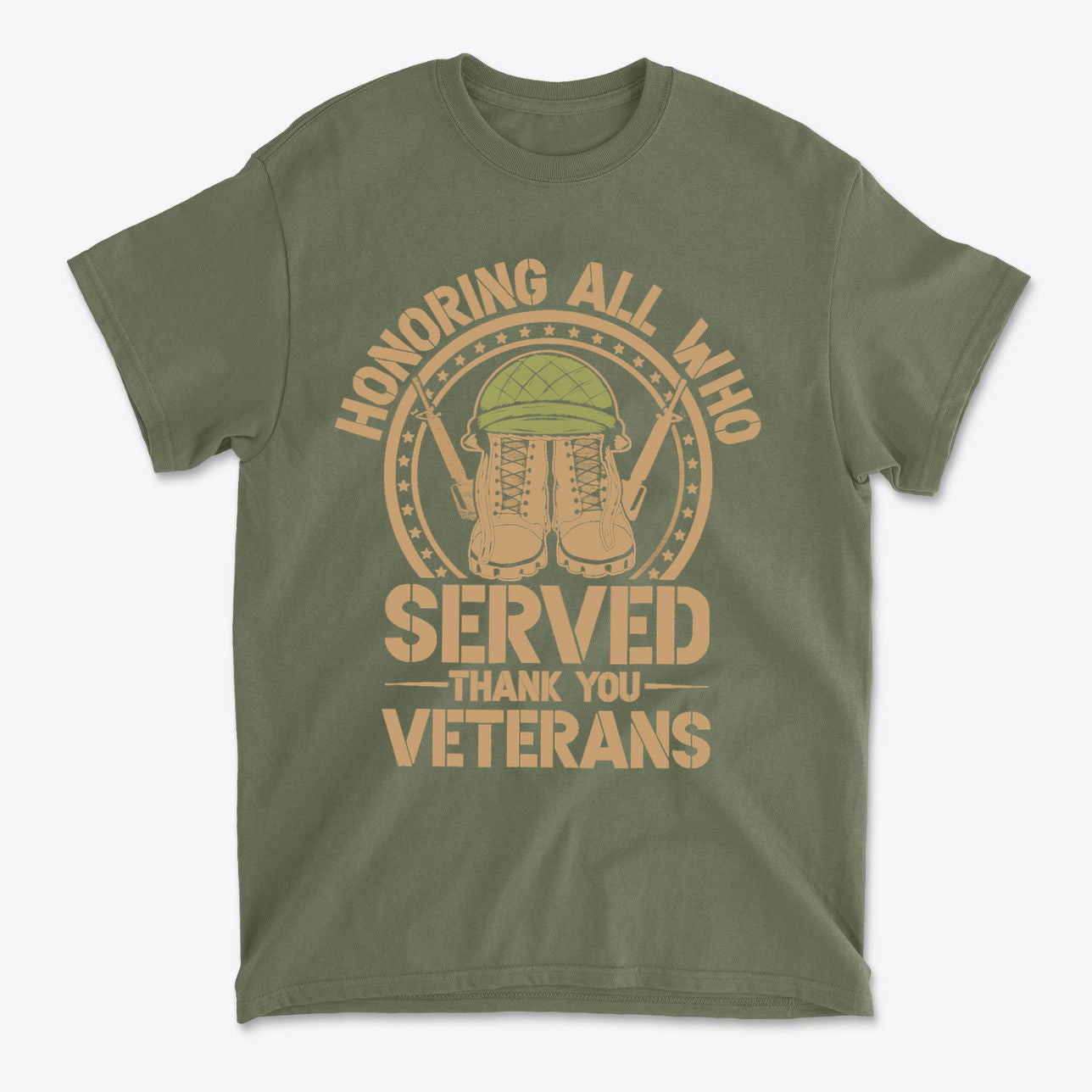Honoring All Who Served Thank You Veterans Helmet And Boots